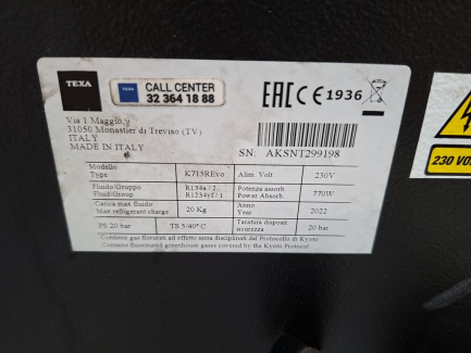 Zdjęcie przedmiotu: TEXA K715R Evo air conditioning service station