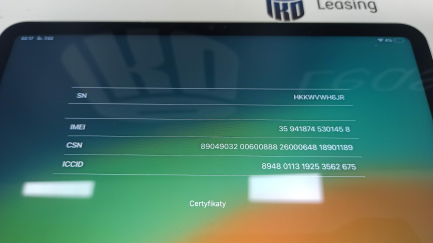 Zdjęcie przedmiotu: Apple iPad Pro 12.9'' 256GB Wi-Fi + Cellular tablet (silver) - new model [Manufacturer's code: MHR73FD/A]