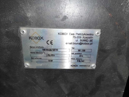 Zdjęcie przedmiotu: Rotary line designed for printing and cutting out boxes and flap boxes made of corrugated cardboard KOBOX SLOT 45 3KR 2500