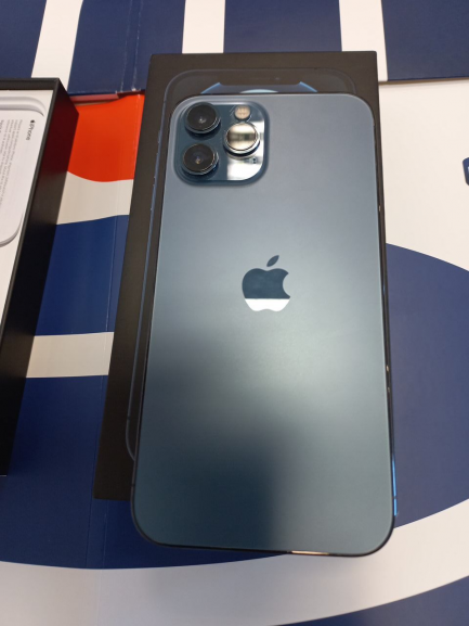 Zdjęcie przedmiotu: Smartfon / Telefon Apple iPhone 12 Pro Max 256GB pacyficzny niebieski 5G kod producenta MGDF3PM/A