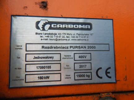 Zdjęcie przedmiotu: Chopper CARBOMA PURSAN 2000 