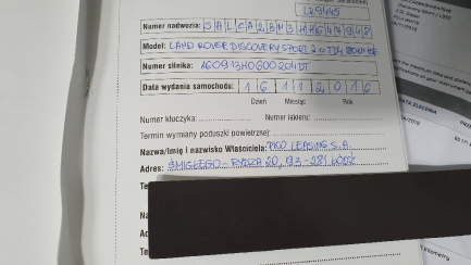 Zdjęcie przedmiotu: LAND ROVER Discovery Sport Combi