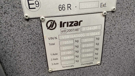 Zdjęcie przedmiotu: IRIZAR I6 Integral 13.35 18.0t