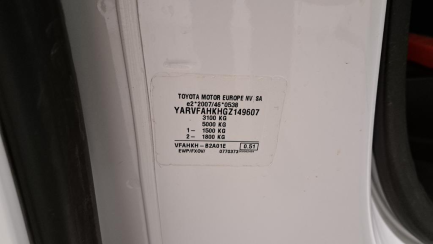 Zdjęcie przedmiotu: Toyota ProAce 2.0 CRD Long Active E6.2 3.1t