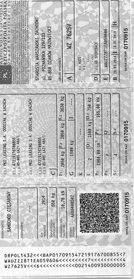 Zdjęcie przedmiotu: Audi A5 Sportback 2.0 TFS 