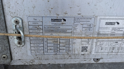 Zdjęcie przedmiotu: SCHMITZ SCS 24 35.0t Високобортовий
