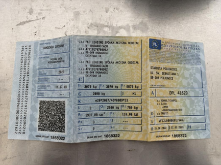 Zdjęcie przedmiotu: RENAULT Trafic Combi 2.0 dCi E6d 3.1t L2 Equilibre