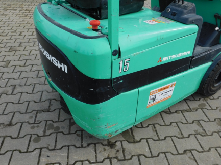 Zdjęcie przedmiotu: W&oacute;zek widłowy elektryczny Mitsubishi FB 15KRT PAC