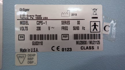 Zdjęcie przedmiotu: Closed incubator DRAGER C2PS-1 Isolette 8000