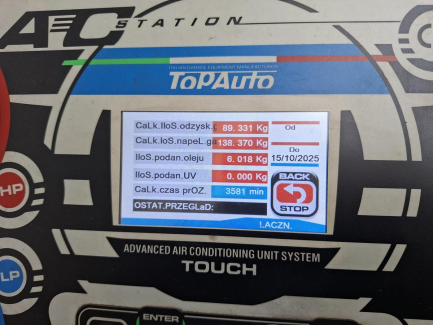 Zdjęcie przedmiotu: Станція обслуговування кондиціонерів TOPAUTO RR700
