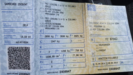 Zdjęcie przedmiotu: Volkswagen Passat Variant 1.6 TDI Trendline