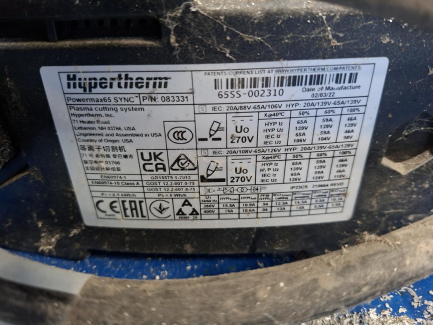 Zdjęcie przedmiotu: Ploter plazmowy WEMTECH DT 150/300 WENT SERVO