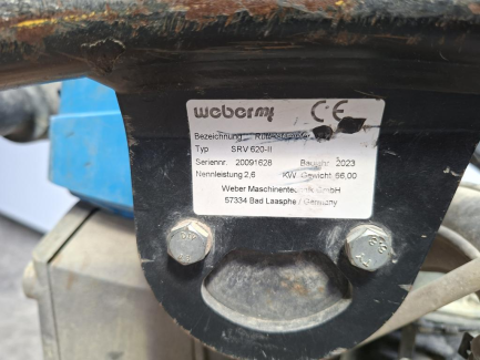 Zdjęcie przedmiotu: WEBER SRV 620-II vibratory rammer