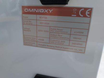 Zdjęcie przedmiotu: OMNIOXY DUO hyperbaric chamber