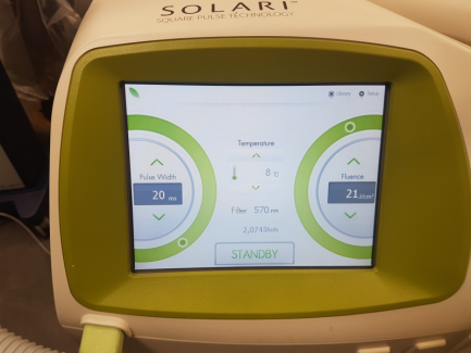 Zdjęcie przedmiotu: SOLARI LUTRONIC IPL SOLARI Rectangular Pulse Technology