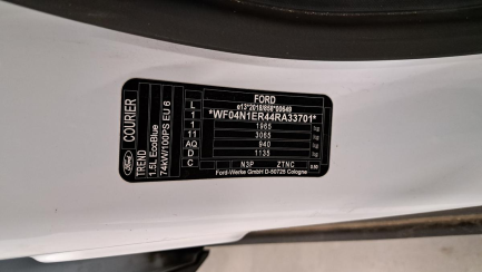 Zdjęcie przedmiotu: Ford Transit Courier 1.5 EcoBlue E6d 2.2t Trend