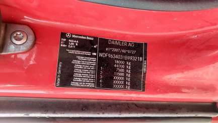 Zdjęcie przedmiotu: Mercedes-benz Actros E6 18.0t