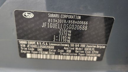 Zdjęcie przedmiotu: Subaru Crosstrek 2.0i-S e-Boxer Platinum (EyeSight) Lineartronic