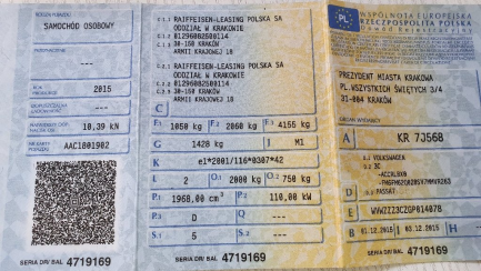 Zdjęcie przedmiotu: Volkswagen Passat Kombi  2.0 TDI Comfortline