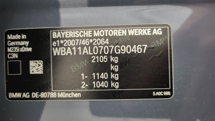 Zdjęcie przedmiotu: BMW M235I xDrive