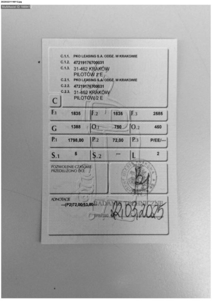 Zdjęcie przedmiotu: Toyota Corolla 1.8 Hybrid Active e-CVT Oświadczenie o utracie DR