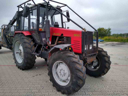 Zdjęcie przedmiotu: AUKCJA PAKIETOWA Ciągnik rolniczy Belarus 1221.2 + Przyczepa zrywkowa Palms 12D/700