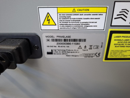 Zdjęcie przedmiotu: Laser diodowy do usuwania owłosienia High Technology Products PRIMELASE