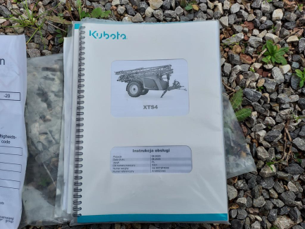 Zdjęcie przedmiotu: Kubota XTS4 trailed field sprayer with HSA 24/7 boom