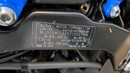 Zdjęcie przedmiotu: Suzuki GSX-8 S Brak możliwości określenia stanu licznika! Dowód zatrzymany elektronicznie! Oświadczenie o utracie DR