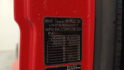 Zdjęcie przedmiotu: MAN TGX E6e 18.0t
