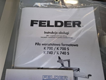 Zdjęcie przedmiotu: Felder K700 sliding table saw