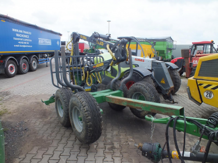 Zdjęcie przedmiotu: Forest trailer with crane FARMA T6 FARMA T6 C4.2 G2