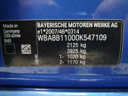 Zdjęcie przedmiotu: Bmw 330I sedan  330i xDrive Luxury Line aut