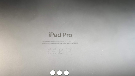 Zdjęcie przedmiotu: Планшет Apple iPad Pro 13'' 7-го покоління 2024 року, 256 ГБ, Wi-Fi Space Black - Код виробника: MVX23HC/A