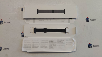 Zdjęcie przedmiotu: Zegarek / Smartwatch Apple Watch 7 45mm GPS + Cellular stal nierdzewna w kolorze mocnego grafitu z bransoletą mediolańską w kolorze mocnego grafitu kod prod. MKL33WB/A