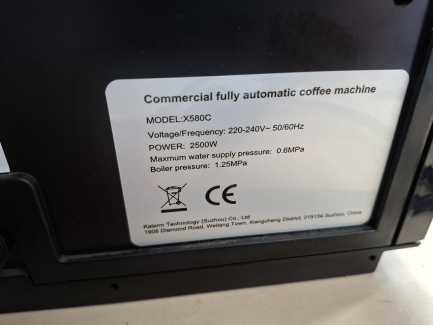 Zdjęcie przedmiotu: Кавоварка під тиском FRESCO X580C + холодильник MILK COOLER C5