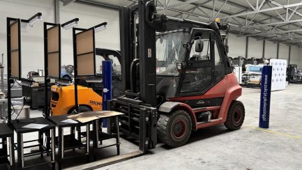 Zdjęcie przedmiotu: Spalinowy w&oacute;zek widłowy Linde H50T-02 