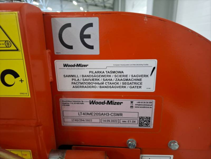 Zdjęcie przedmiotu: Стрічкова пилка Wood-Mizer LT40ME20SAH3-CSWR