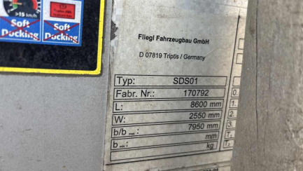 Zdjęcie przedmiotu: FLIEGL DHKS 350 35.0t Dump Steel