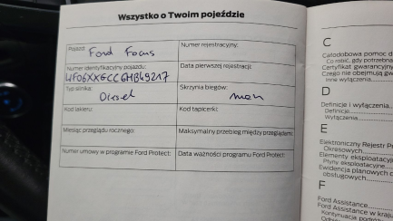 Zdjęcie przedmiotu: Ford Focus Kombi 1.5 TDCi Trend