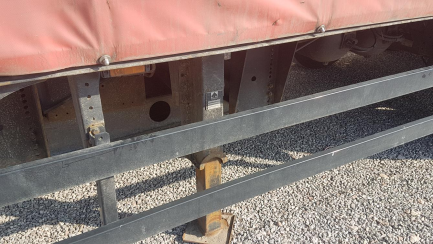 Zdjęcie przedmiotu: ORTEN AG18T Przyczepa skrzyniowa i kurtynowa z osiami centralnymi