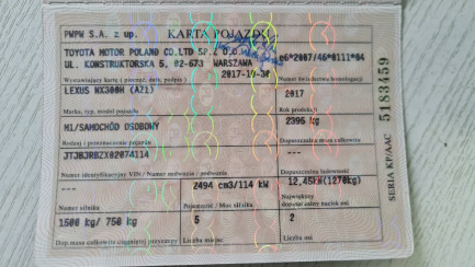 Zdjęcie przedmiotu: Lexus NX 300h F Sport AWD