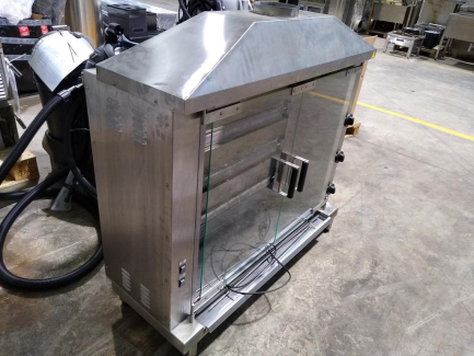 Zdjęcie przedmiotu: Gas rotisserie for roasting chickens with a single load of 24 KROMET OGZ-24NC