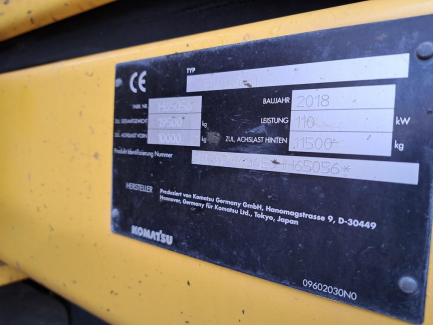 Zdjęcie przedmiotu: KOMATSU PW160-11 wheeled excavator