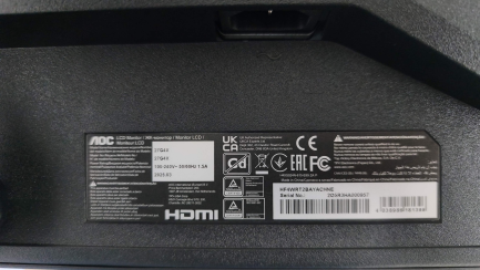Zdjęcie przedmiotu: Zestaw komputerowy: Komputer stacjonarny Intel Core i5-12400F, RTX 5060, 32GB, 2TB M2, WIN 11 Pro + Monitor LED 27" AOC 27G4X + Słuchawki + Klawiatura  + Myszka 