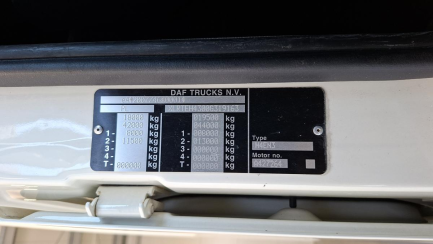 Zdjęcie przedmiotu: DAF XF 480 E6 21.0t FT Super Space Cab Oświadczenie o utracie DR