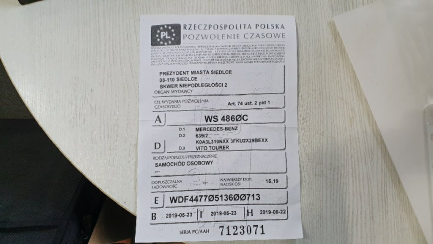 Zdjęcie przedmiotu: MERCEDES VITO 116 CDI/BlueTEC Euro 6 2143ccm - 163HP 2,8/3t