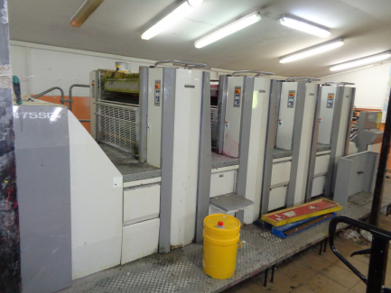 Zdjęcie przedmiotu: Sakurai Oliver 475 SDW offset printing machine