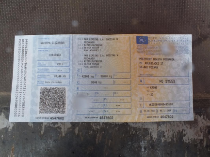 Zdjęcie przedmiotu: Naczepa chłodnia KRONE SD