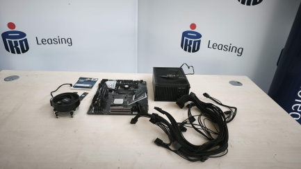 A set of computer components